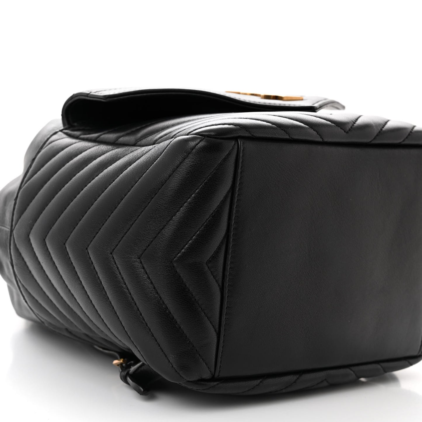 Lambskin Matelasse Monogram Joe Backpack Black