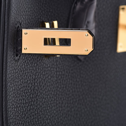 Hermes Togo Matte Alligator Birkin Touch 30 Black 28 of 40