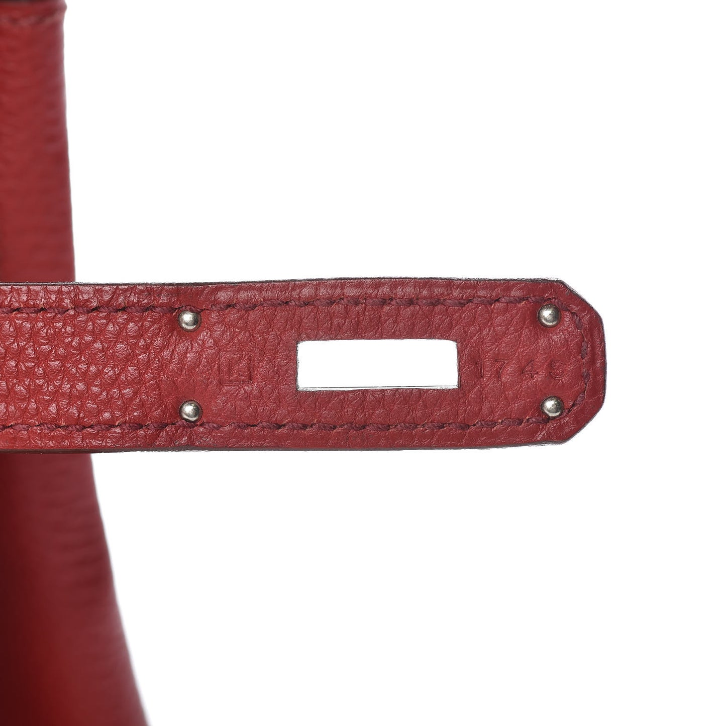 Togo Birkin 30 Rouge Garance