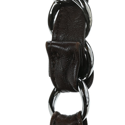 Chanel Suede Camellia Bowler Brown 12 of 12