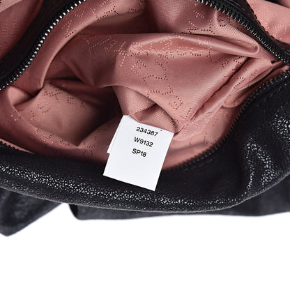 Stella McCartney Shaggy Deer Falabella Fold Over Tote Black 7 of 10