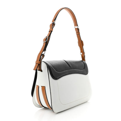 Hermes Epsom Butler Harnais White Black Natural 3 of 12