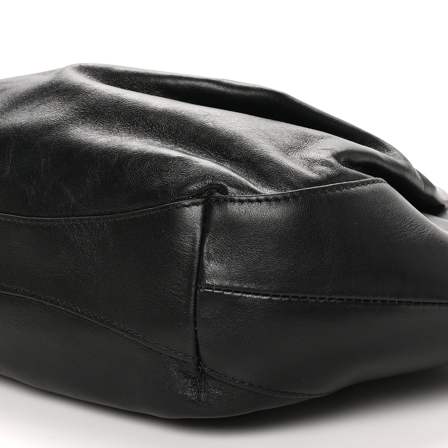 Calfskin Kenny Shoulder Bag Black
