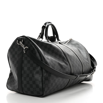 Louis Vuitton Damier Graphite Keepall Bandouliere 55 2 of 25