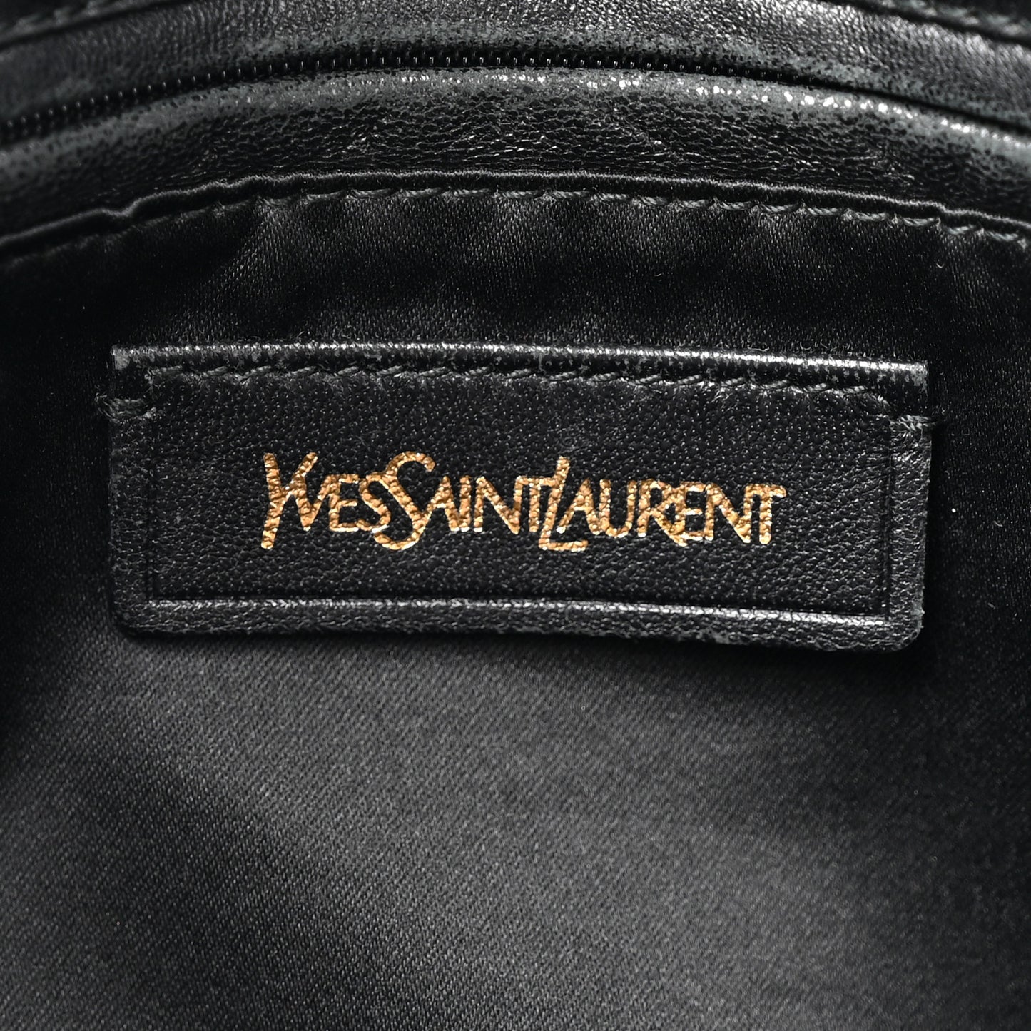 Calfskin Snakeskin Embossed Oversized Muse Black