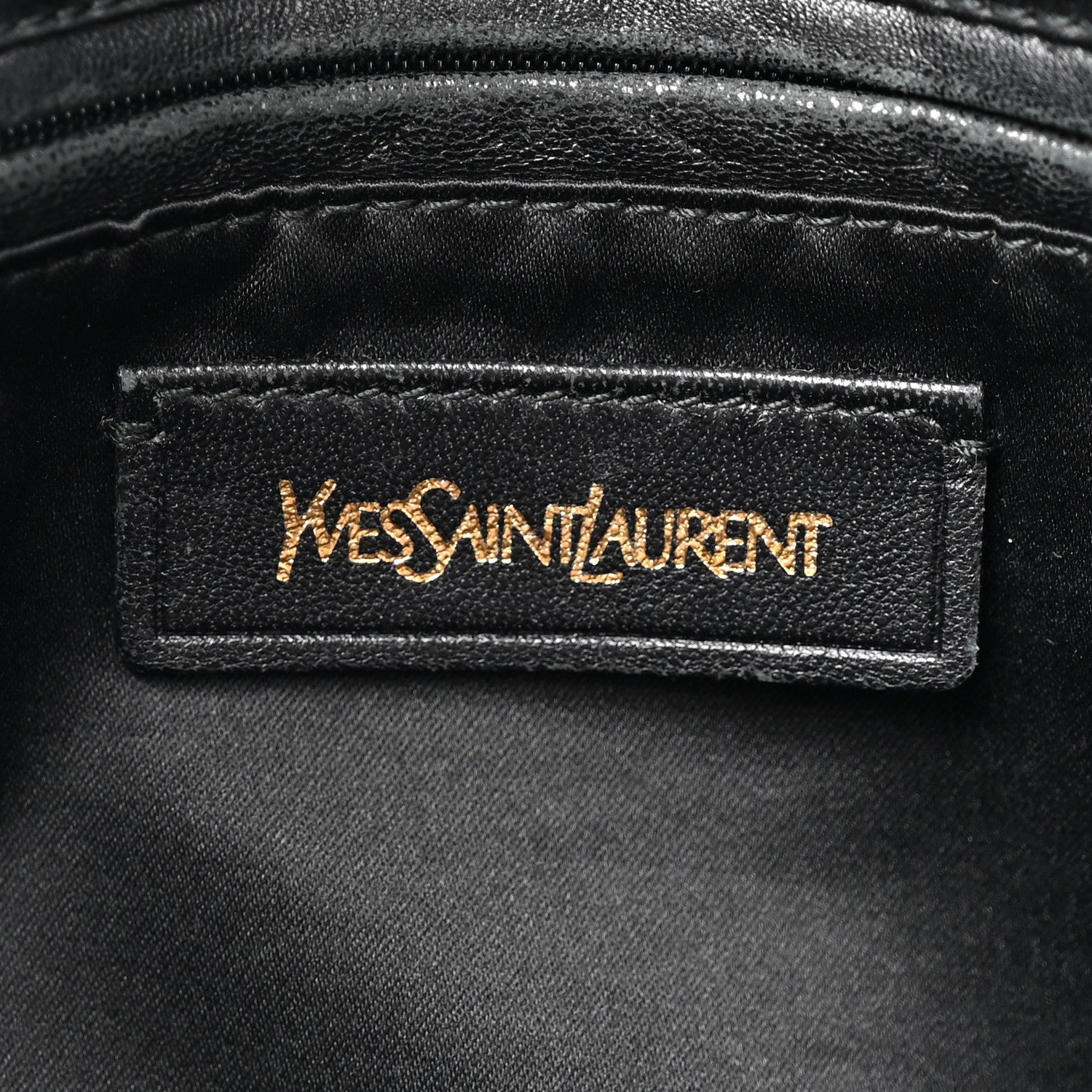 Saint Laurent Calfskin Snakeskin Embossed Oversized Muse Black 6 of 12