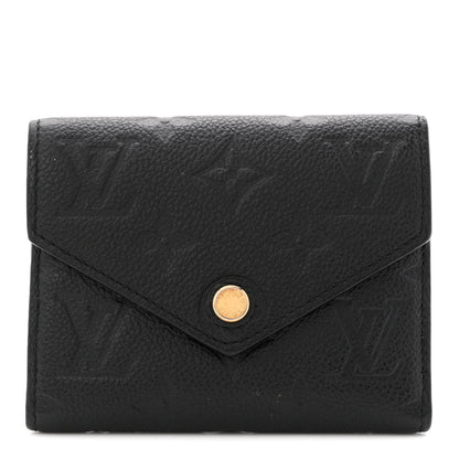 Louis Vuitton Empreinte Victorine Wallet Black 1 of 9