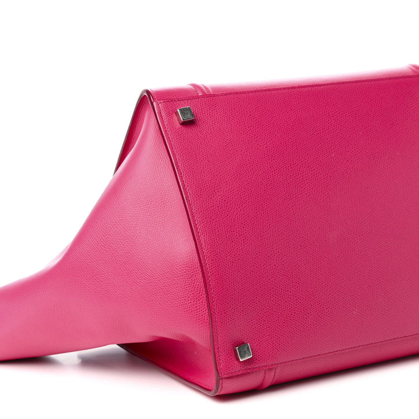 Grained Calfskin Medium Phantom Luggage Fuchsia