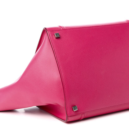 Celine Grained Calfskin Medium Phantom Luggage Fuchsia 9 of 10