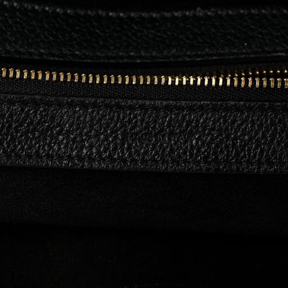 Celine Soft Grained Calfskin Small Belt Cabas Phantom Black 12 of 21