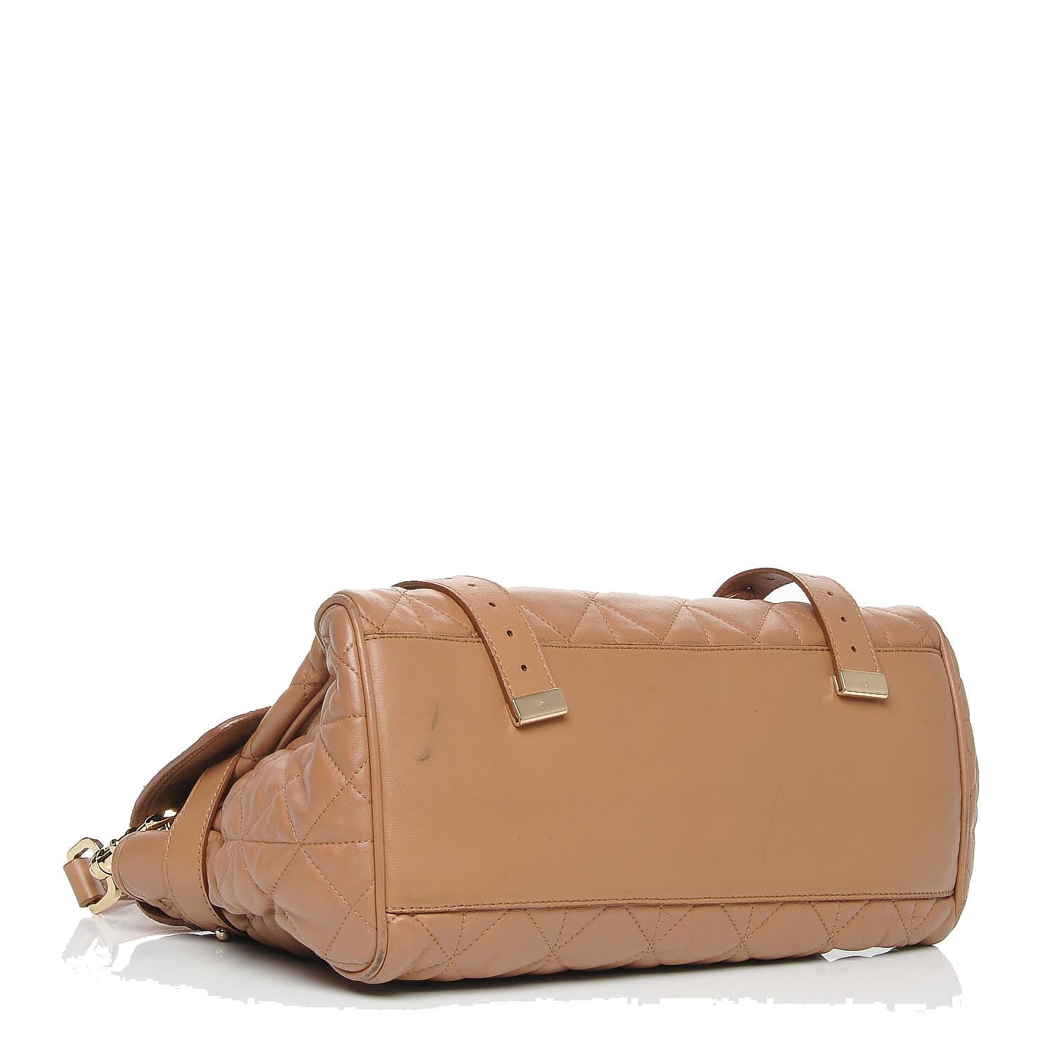 Mulberry Nappa Quilted Medium Alexa Deer Brown 4 of 11
