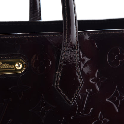 Louis Vuitton Vernis Wilshire MM Amarante 11 of 19