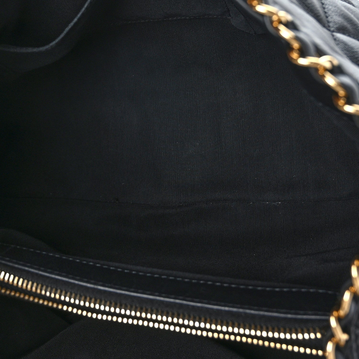 Chanel Calfskin Quilted Small Chain Me Tote Black 5 of 12