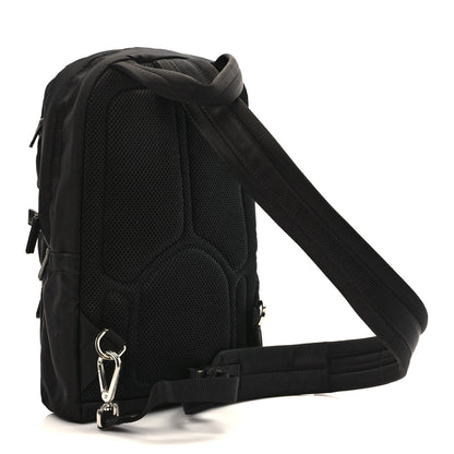 Prada Tessuto Nylon Montagna Sling Backpack Black 3 of 9