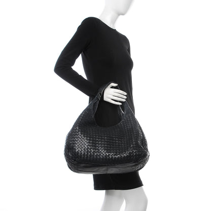 Bottega Veneta Nappa Intrecciato Large Campana Black 2 of 12