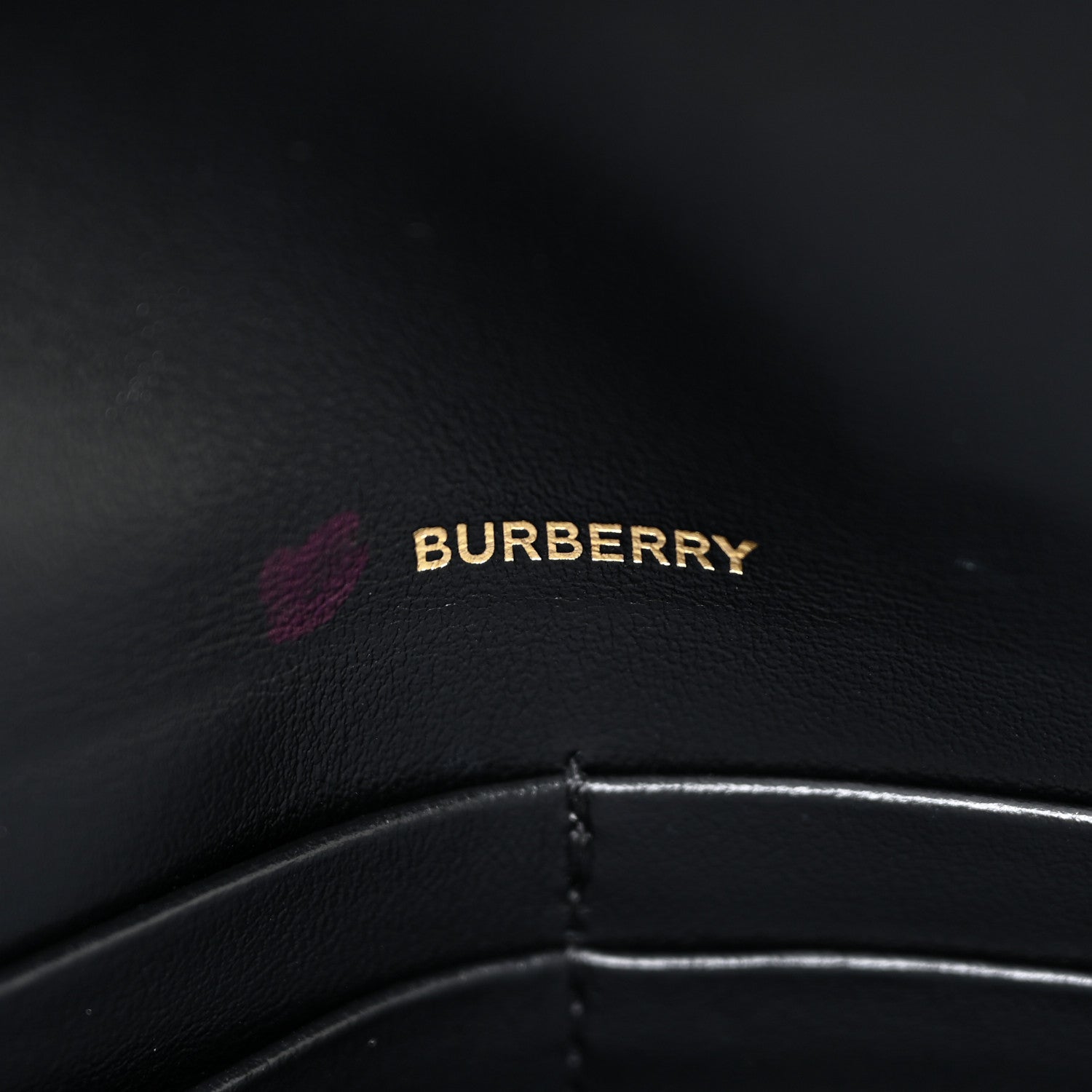 Burberry Grained Calfskin Albion TB Bag Black 7 of 10