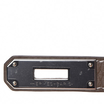 Hermes Togo Kelly Retourne 28 Etoupe 19 of 38