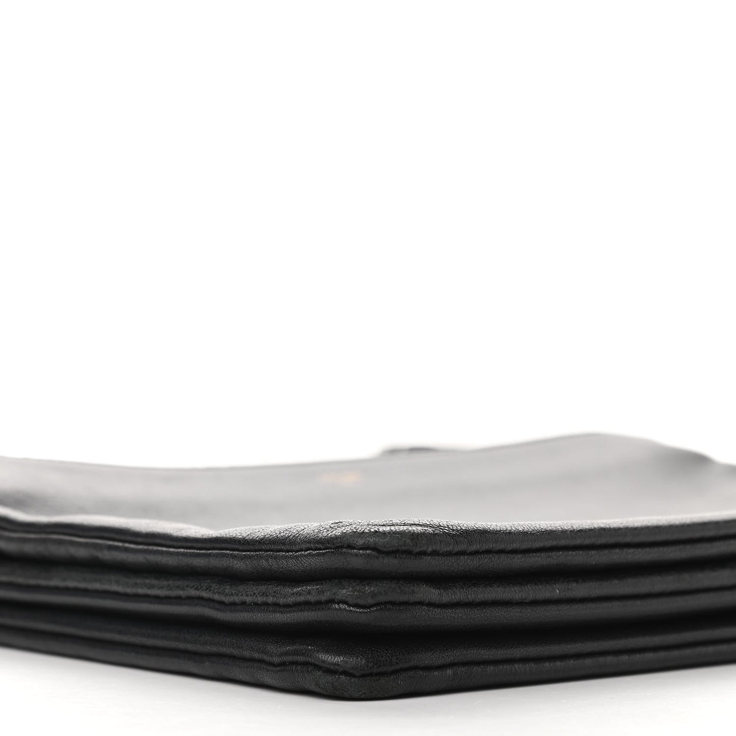 Lambskin Large Trio Crossbody Bag Black