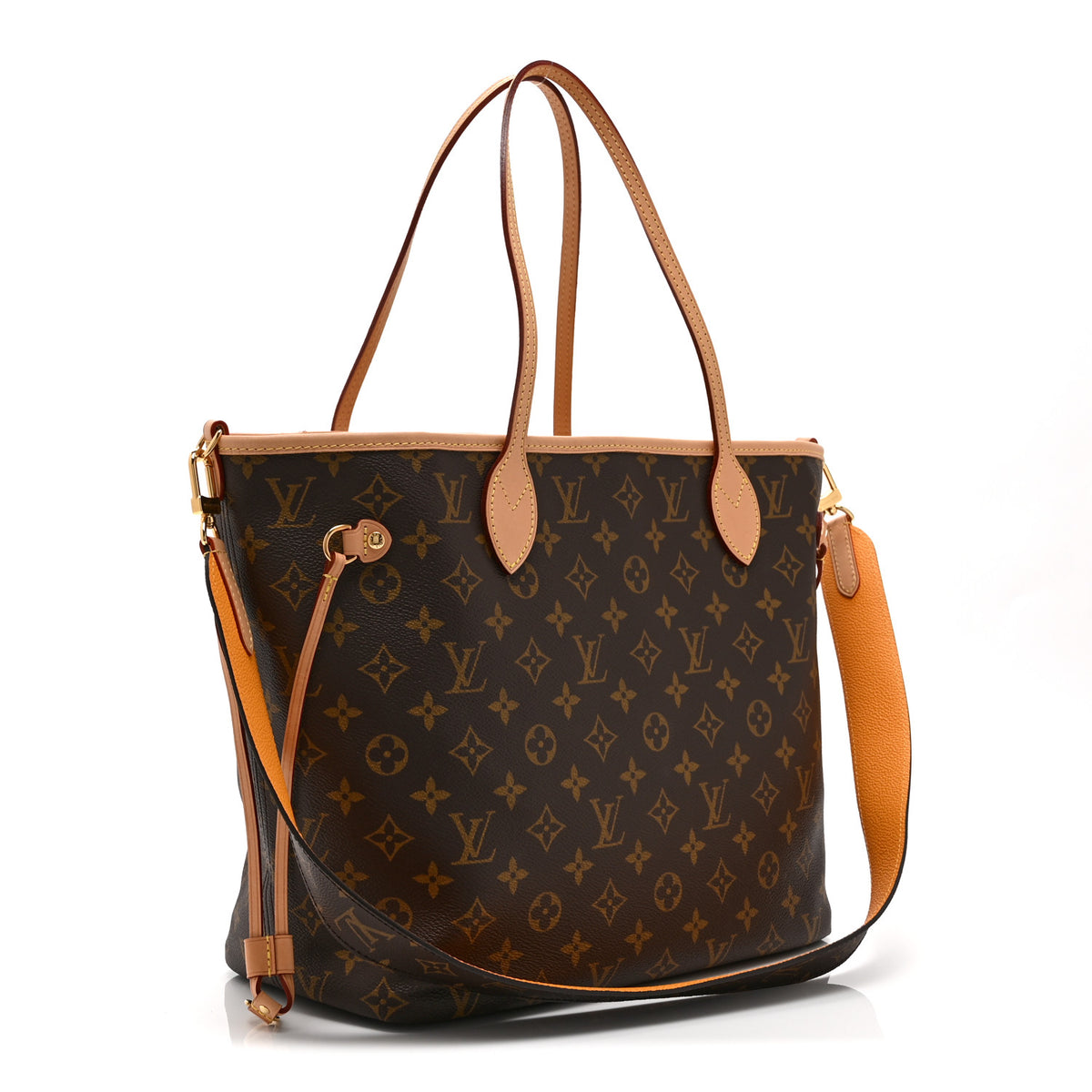 Louis Vuitton Monogram Inside Out Neverfull Bandouliere MM Jaune Safran 3 of 9