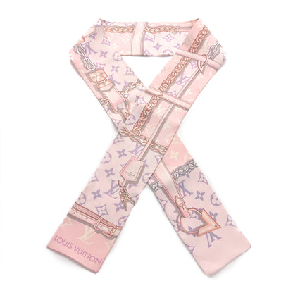Louis Vuitton Silk Monogram Confidential Bandeau Light Pink 1 of 3