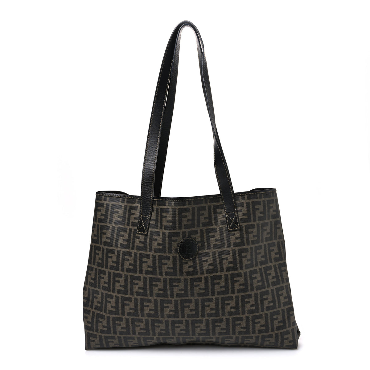 Fendi Zucca Shopping Tote Tobacco 1 of 12