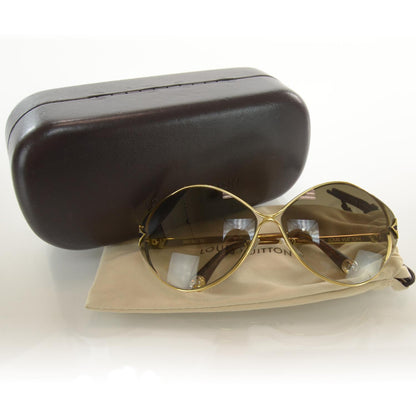 Louis Vuitton Laurel Sunglasses Brown Glitter 6 of 6