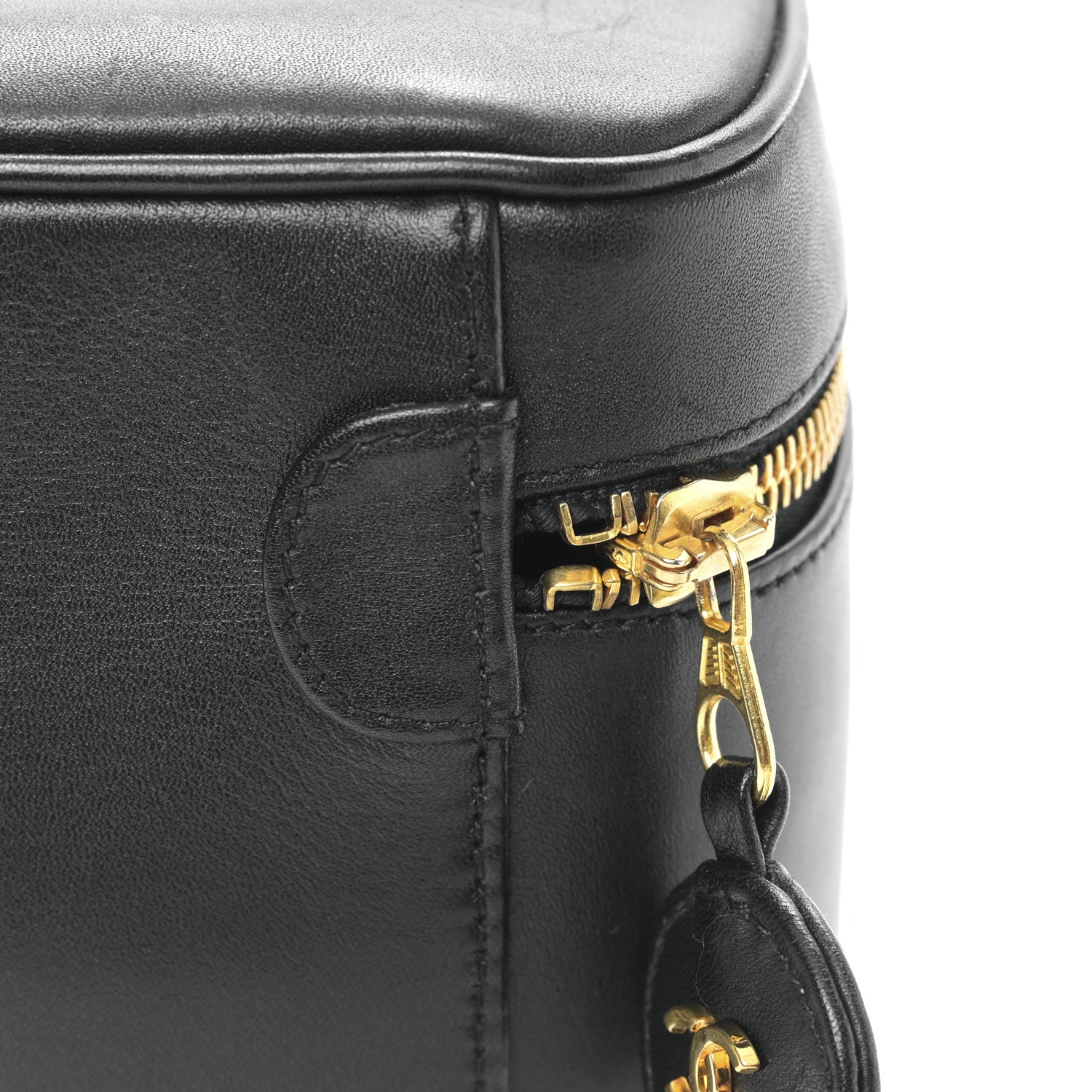 Chanel Lambskin Vanity Cosmetic Case Black 11 of 11