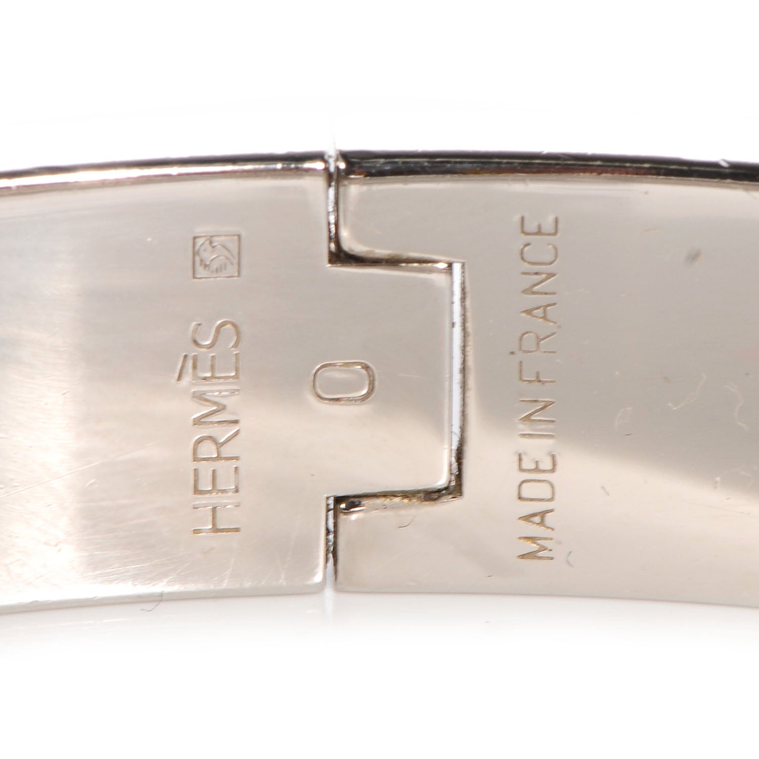 Hermes Enamel Narrow Clic Clac H Bracelet PM Black 4 of 5