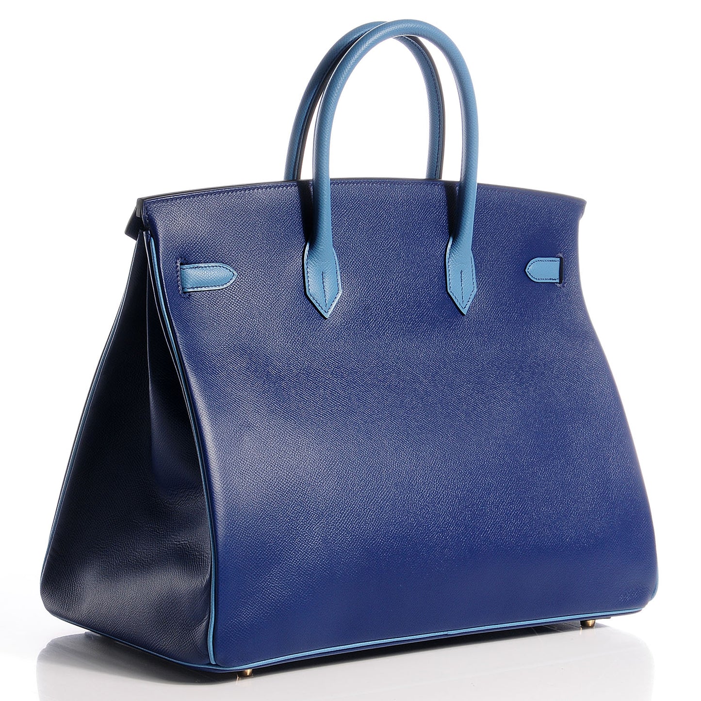 Epsom Horseshoe Bi-Color Birkin 40 Bleu Sapphire Blue Jean