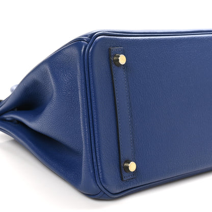Hermes Taurillon Novillo Birkin 30 Bleu Saphir 9 of 12