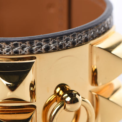 Hermes Lizard Collier De Chien CDC Bracelet S Ombre 8 of 9