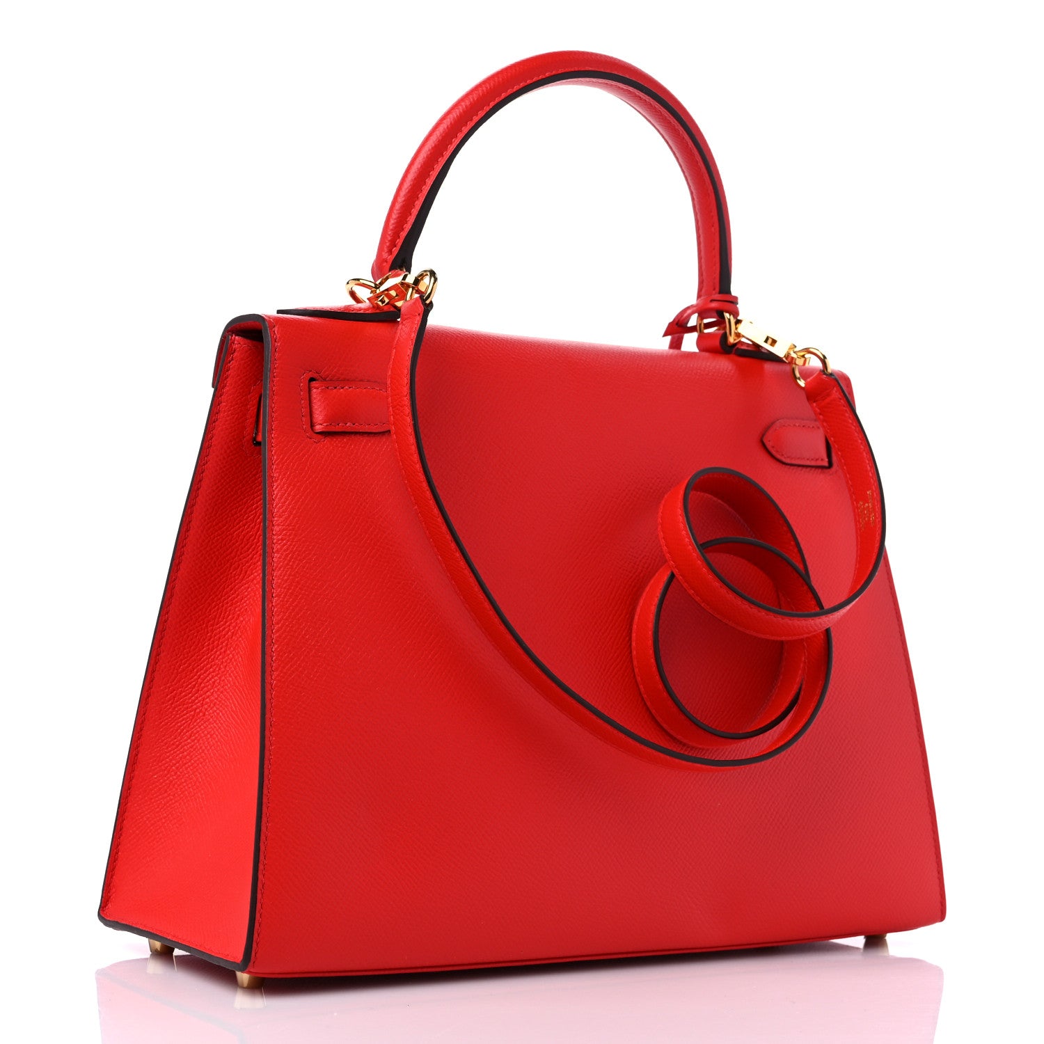 Hermes Epsom Kelly Sellier 28 Rouge de Coeur 3 of 9