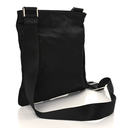 Prada Nylon Vela Flat Messenger Bag Black 3 of 6