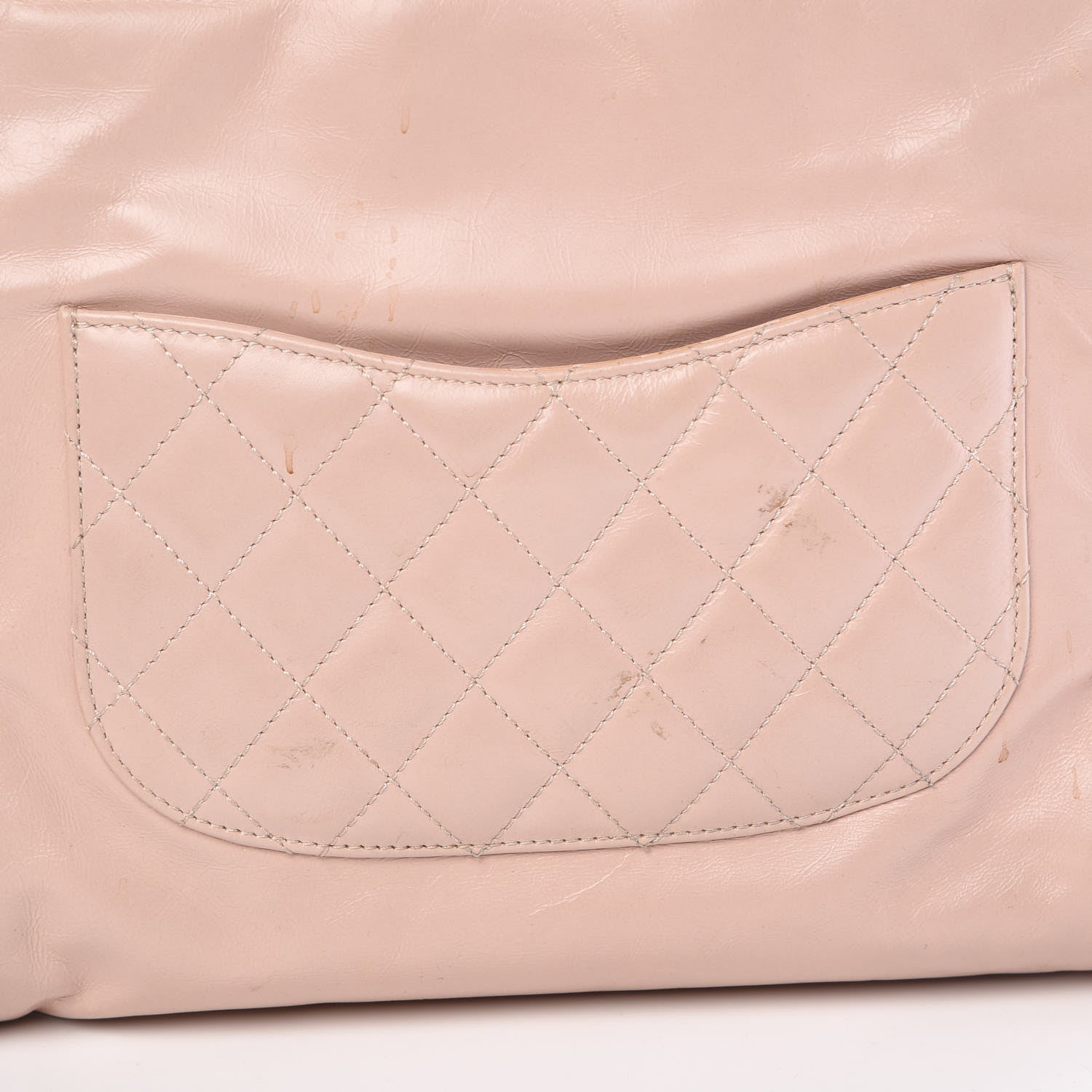 Chanel Glazed Calfskin Mini Deauville Tote Light Pink 14 of 17