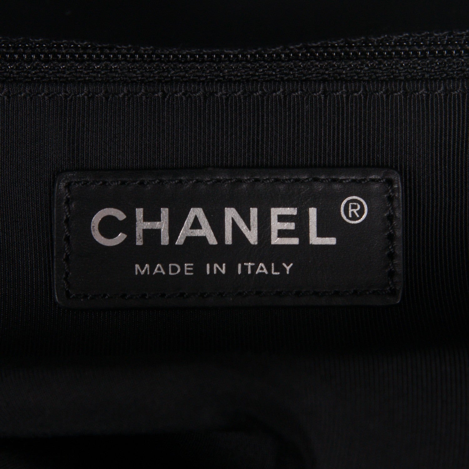Chanel Glazed Calfskin Boy Tote Black 6 of 8