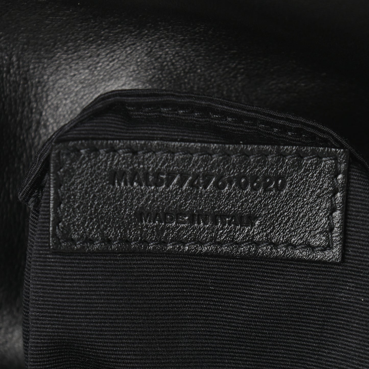 Lambskin Quilted Small Loulou Puffer Monogram Chain Satchel Black