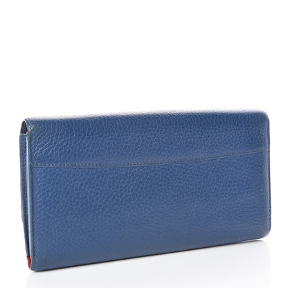 Louis Vuitton Taurillon Capucines Wallet Blue 3 of 17