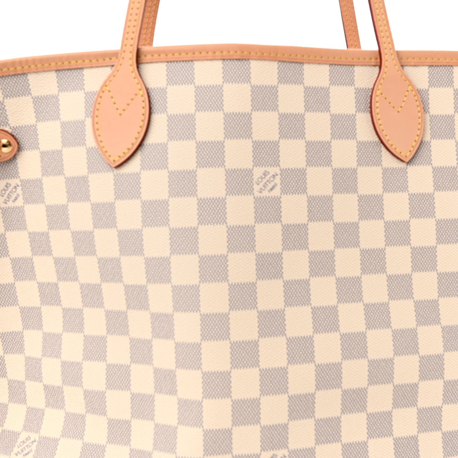 Louis Vuitton Damier Azur Neo Neverfull MM Rose Ballerine 7 of 9