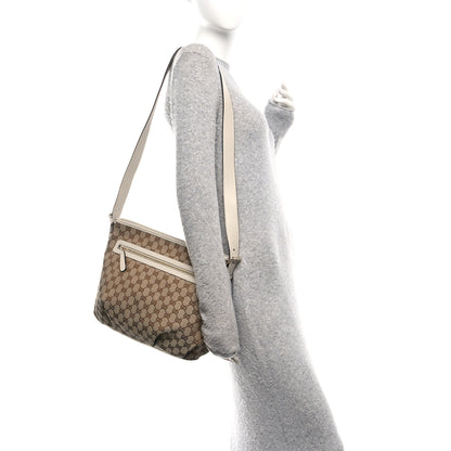 Gucci Monogram Messenger Bag Off White 3 of 19