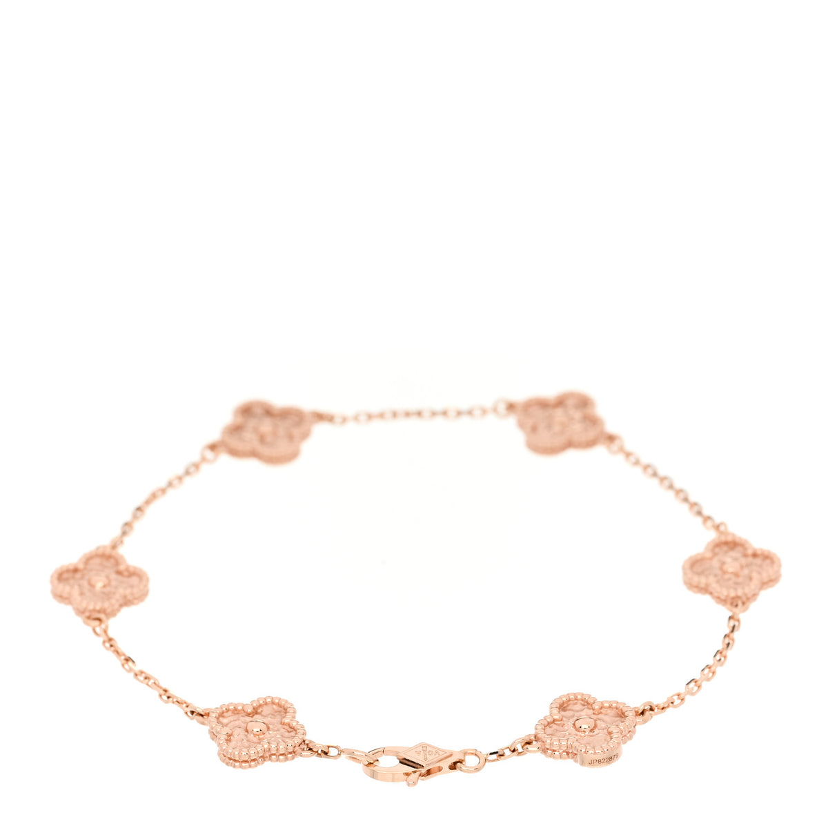 Van Cleef & Arpels 18K Rose Gold 6 Motifs Sweet Alhambra Bracelet 2 of 5