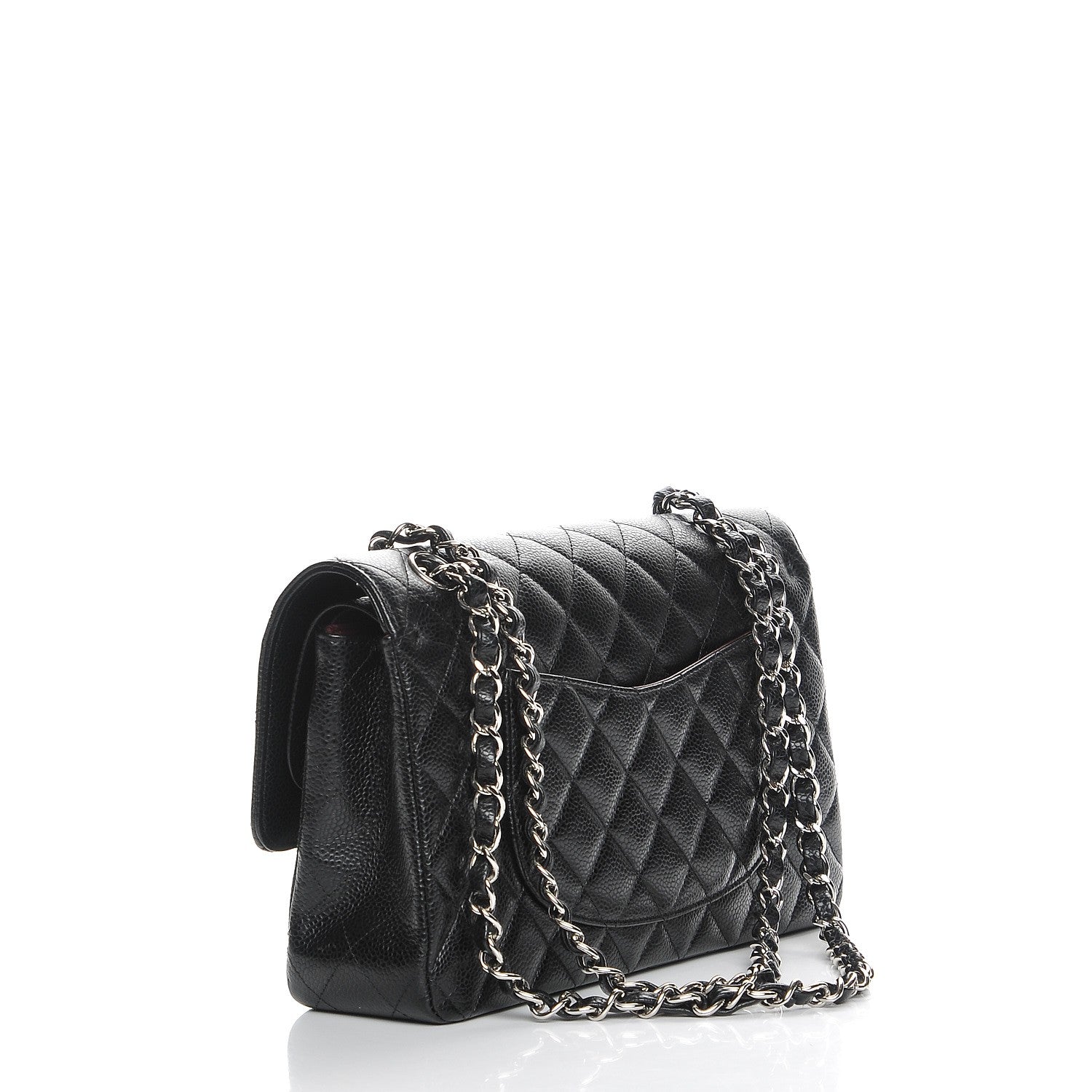 Chanel Caviar Quilted Medium Double Flap Black 3 of 8