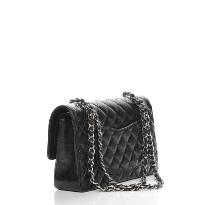 Chanel Caviar Quilted Medium Double Flap Black 3 of 8