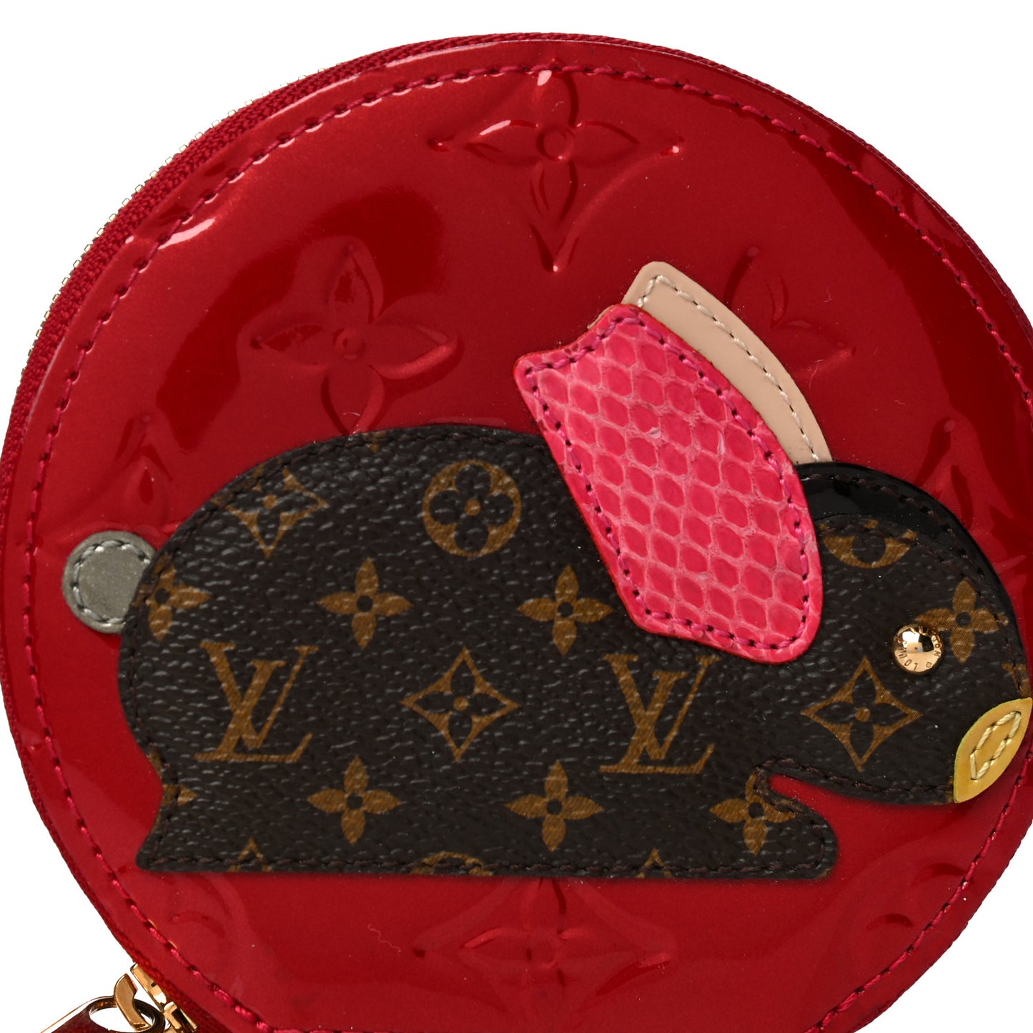 Vernis Animania Lapin Bunny Round Coin Purse Pomme D'Amour