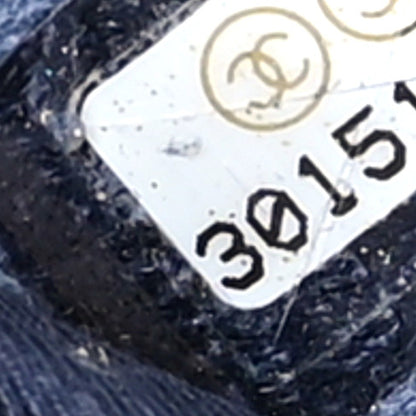 Chanel Calfskin Quilted Small XXL Travel Flap Bag Navy 7 of 9