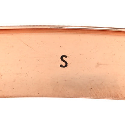 Louis Vuitton Brass Monogram Nanogram Cuff S Pink Gold 6 of 6