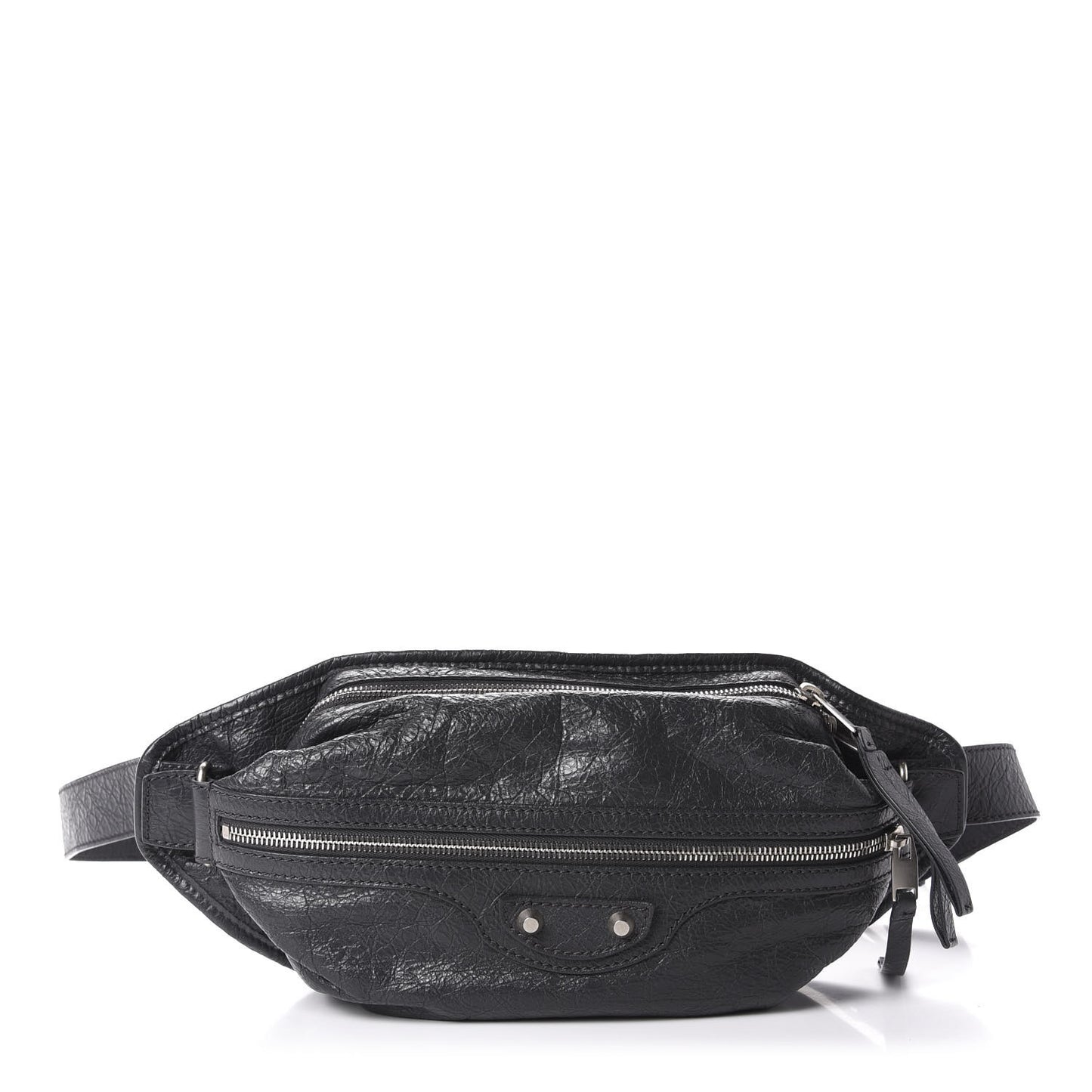 Lambskin Classic Hardware Neo Lift Hip Bag Gris Fossile