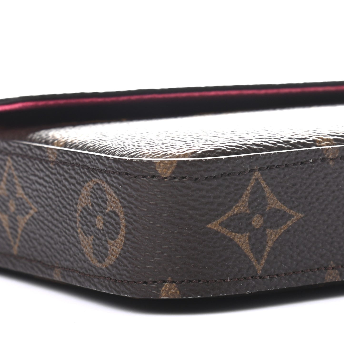 Monogram LV Love Lock Pochette Felicie Chain Wallet
