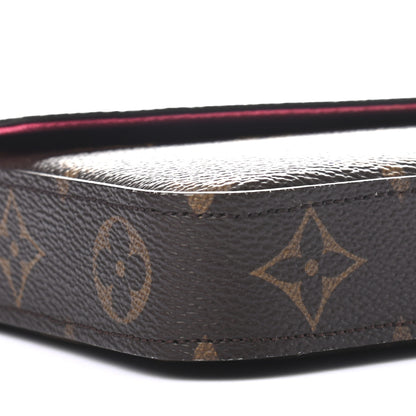 Louis Vuitton Monogram LV Love Lock Pochette Felicie Chain Wallet 7 of 8
