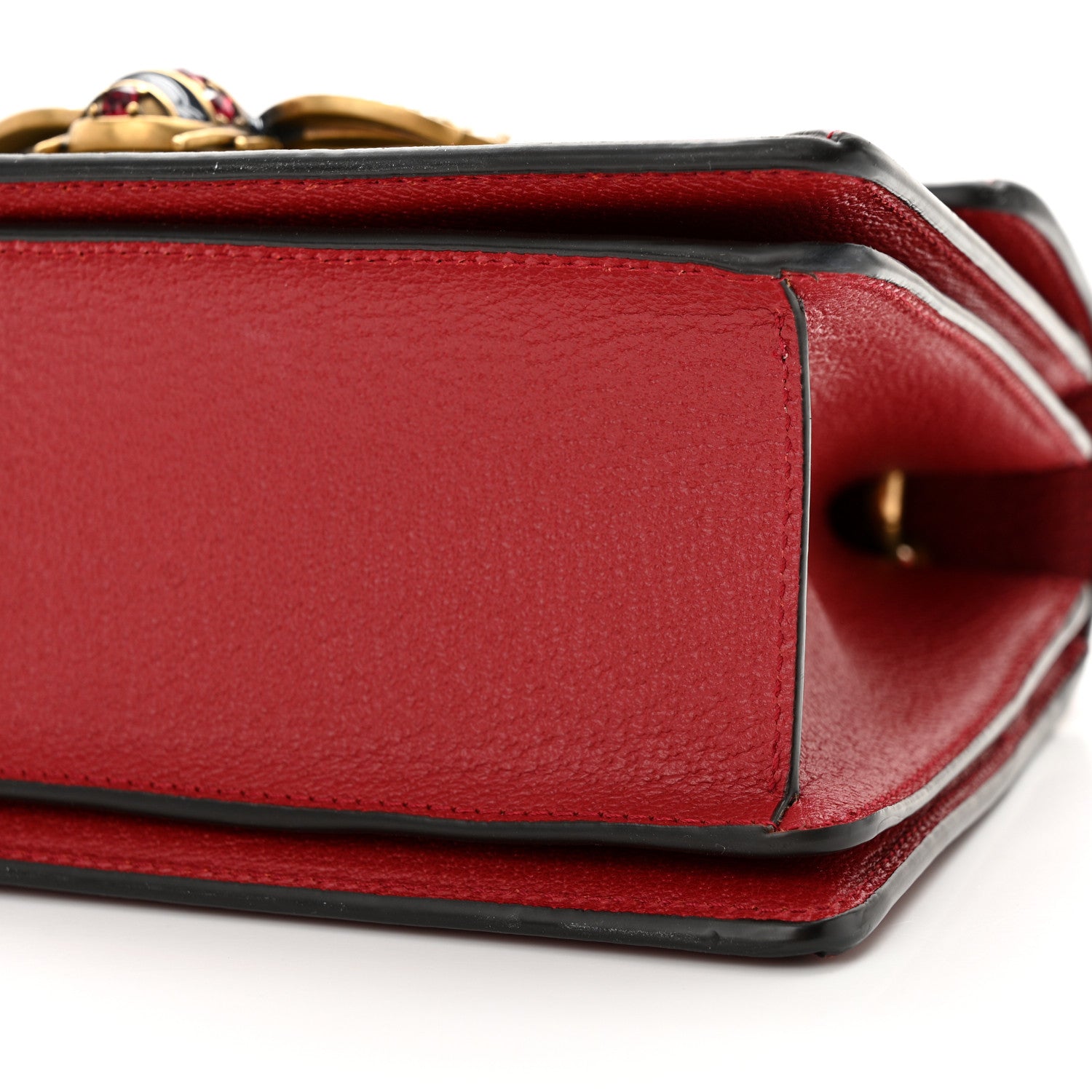 Gucci GG Supreme Monogram Small Queen Margaret Top Handle Bag Red 10 of 12