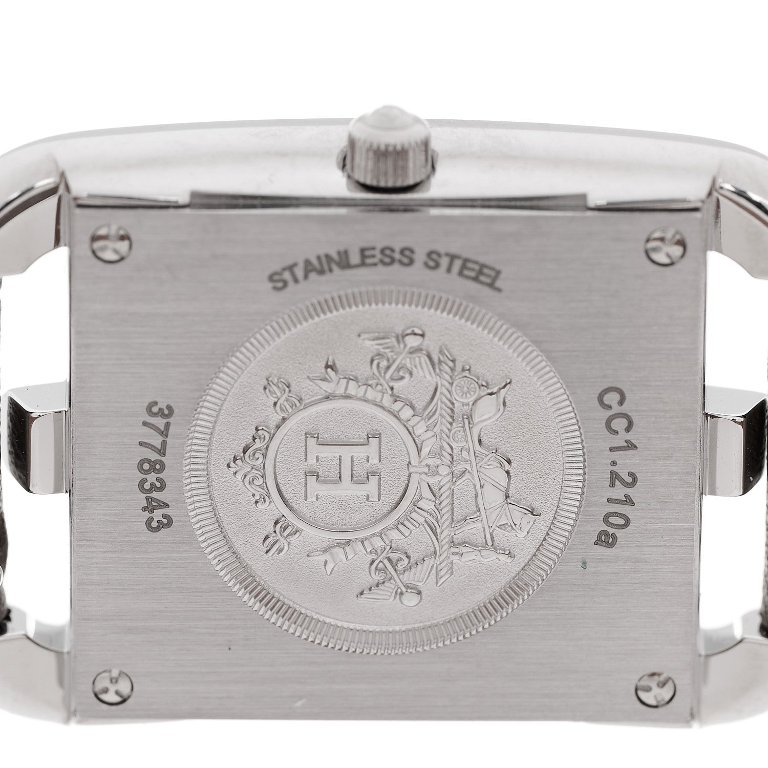 Hermes Stainless Steel Swift 23mm Cape Cod Quartz Watch Etoupe 4 of 5